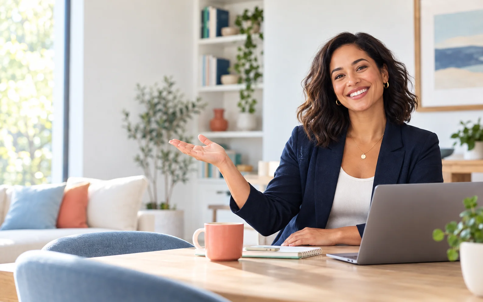 A personal financial guide reviewing a financial picture
